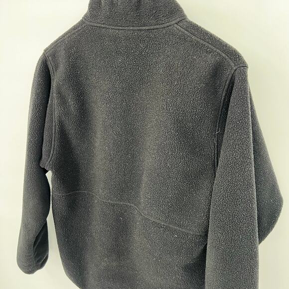 Vintage Patagonia Fall 1999 Black Half-Zip Fleece Jacket Women's Small - Picture 9 of 12